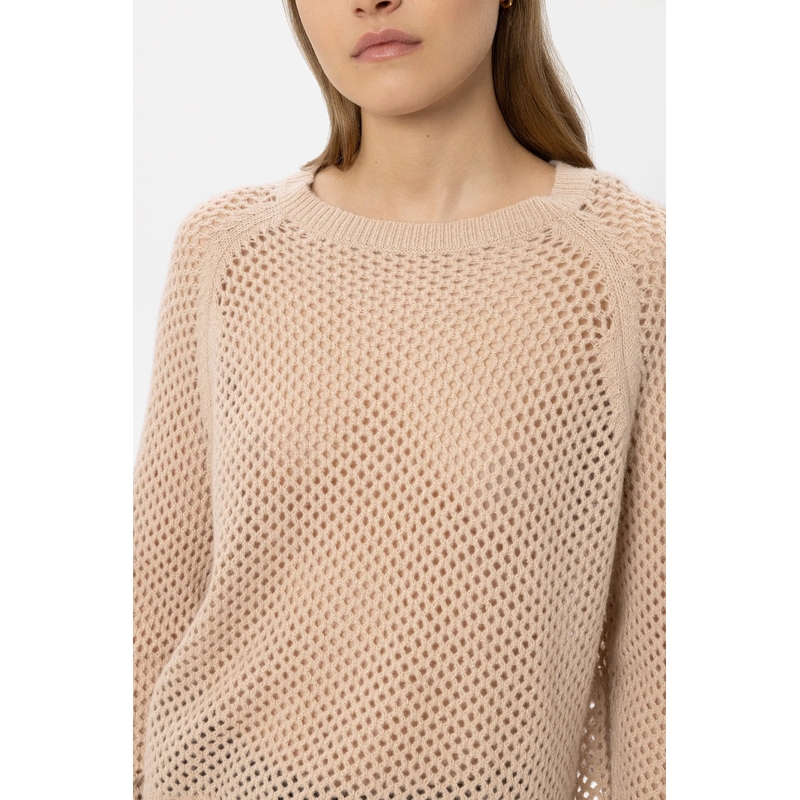 Luisa Cerano Trui Pullover aus Kaschmir-Mix cappuccino(Image 5)