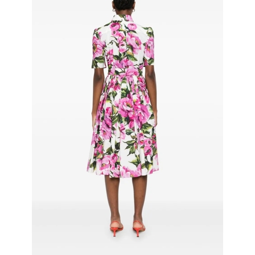Dolce&Gabbana Robes midi Flower Print Dress Multicolor (Image 2)