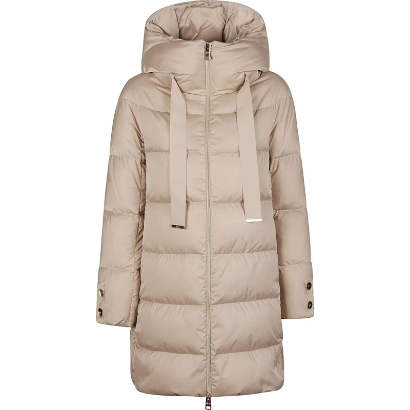 Herno Veste de transition A-shape Down Jacket Nude & Neutrals beige