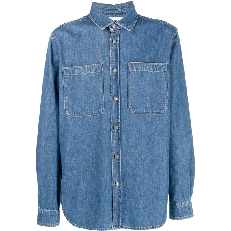 Moschino Legeres Oberteil Shirts Blue blau