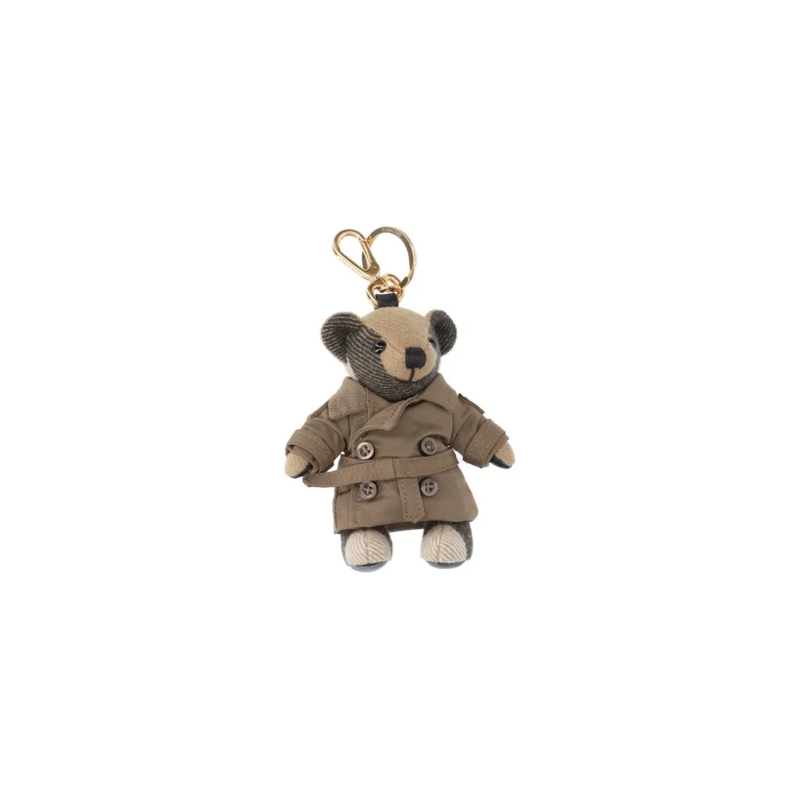 Burberry  Teddy Bear Charm In Cashmere Neutrals