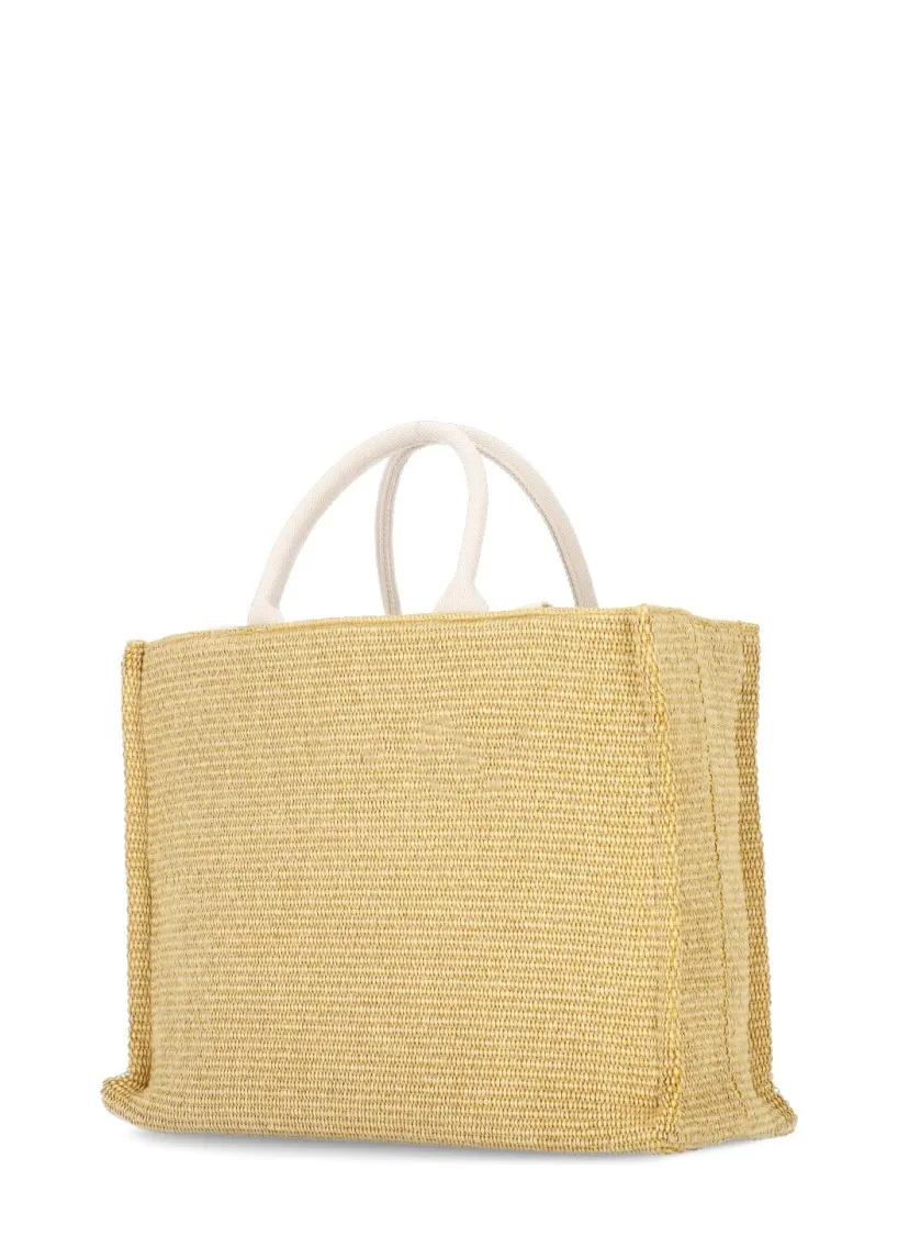 Marni Shoppers & Totes Beige Tote Bag With Logo in beige