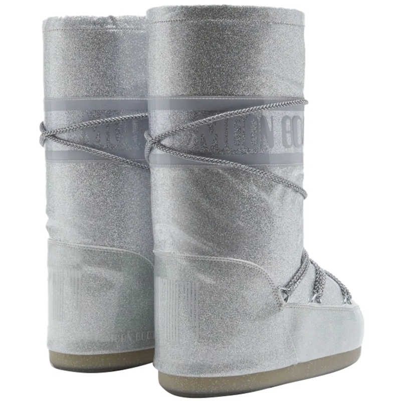 Moonboot Stiefel Boots Silver silber