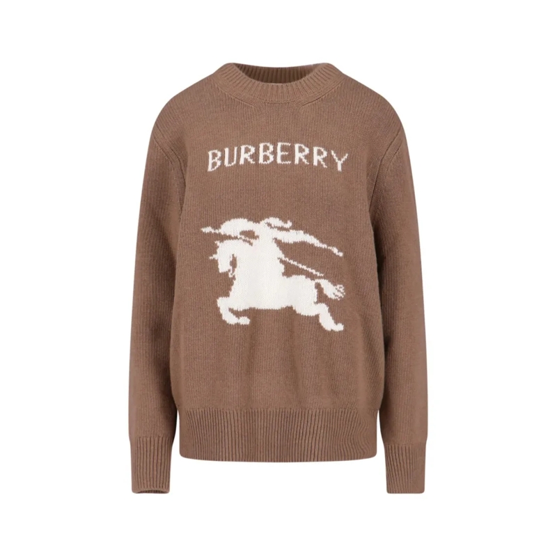 Burberry Pullover "Ekd" Wool And Cashmere Sweater – Beige Brown