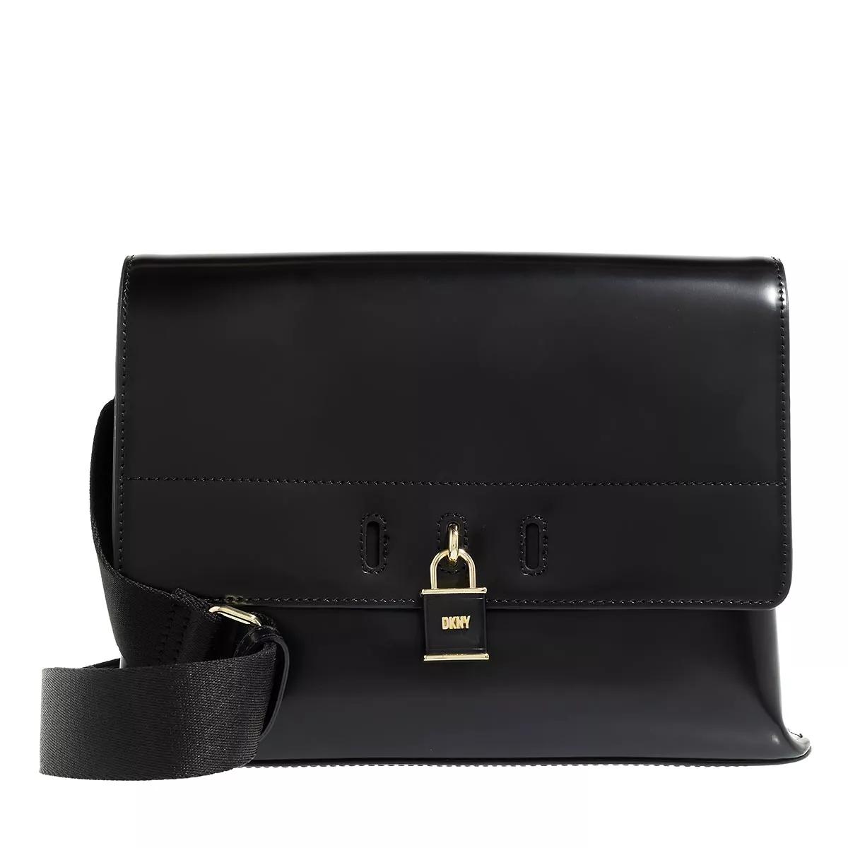 DKNY Palmer Black Gold Crossbody Bag