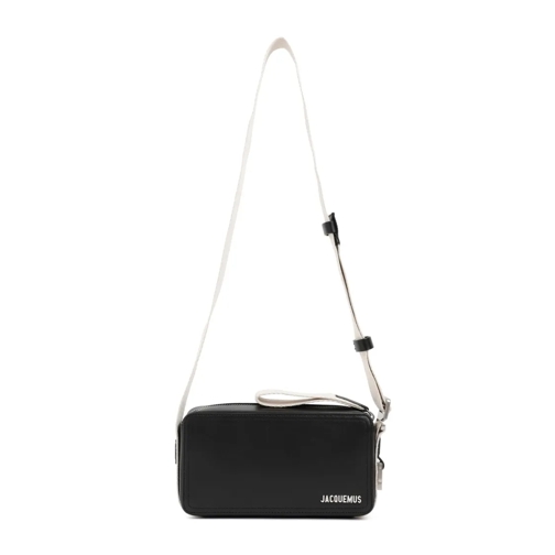 Jacquemus La Cuerda Horizontal Bag Black Schultertasche