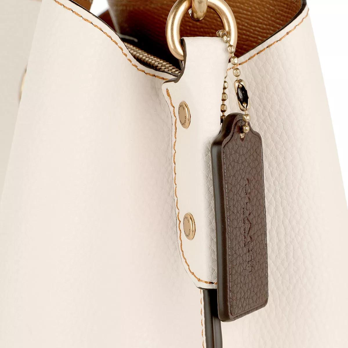 COACH FIELD BUCKET BAG WITH COLORBLOCK QUILTING AND COACH BADGE –