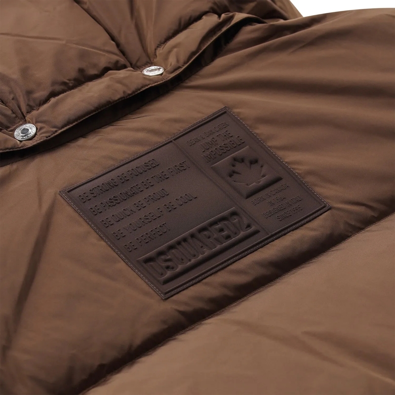 Dsquared2 Weste Steppjacke mit Daunen braun(Image 7)