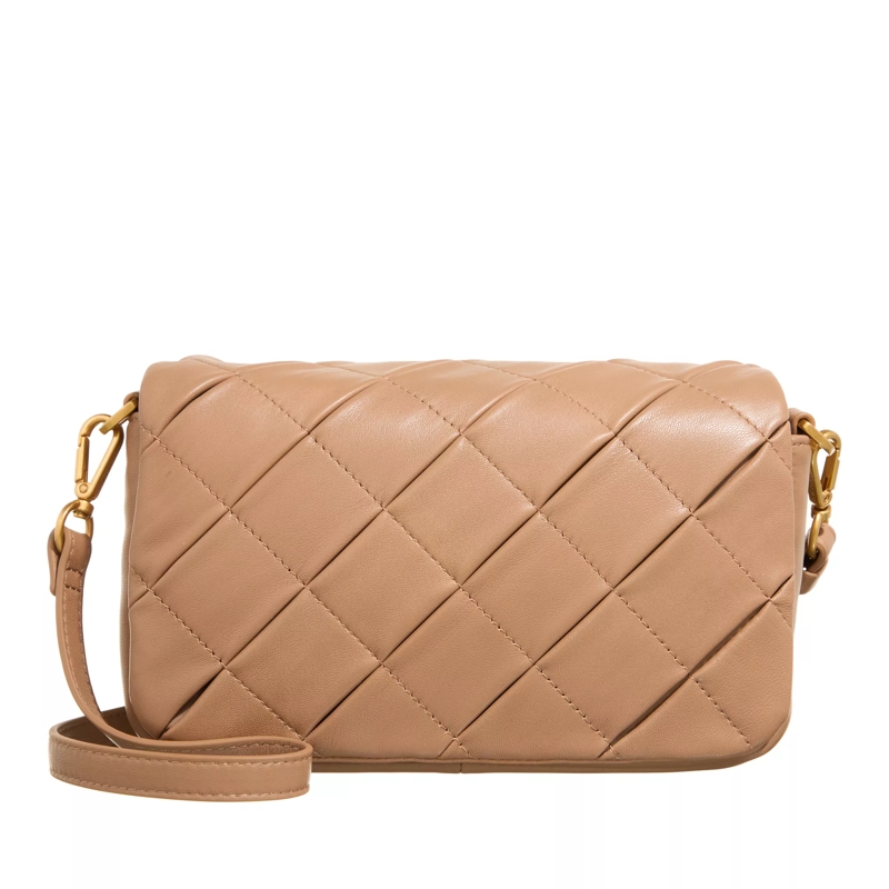 LES VISIONNAIRES Crossbody Bag Mila Weave Caramel
