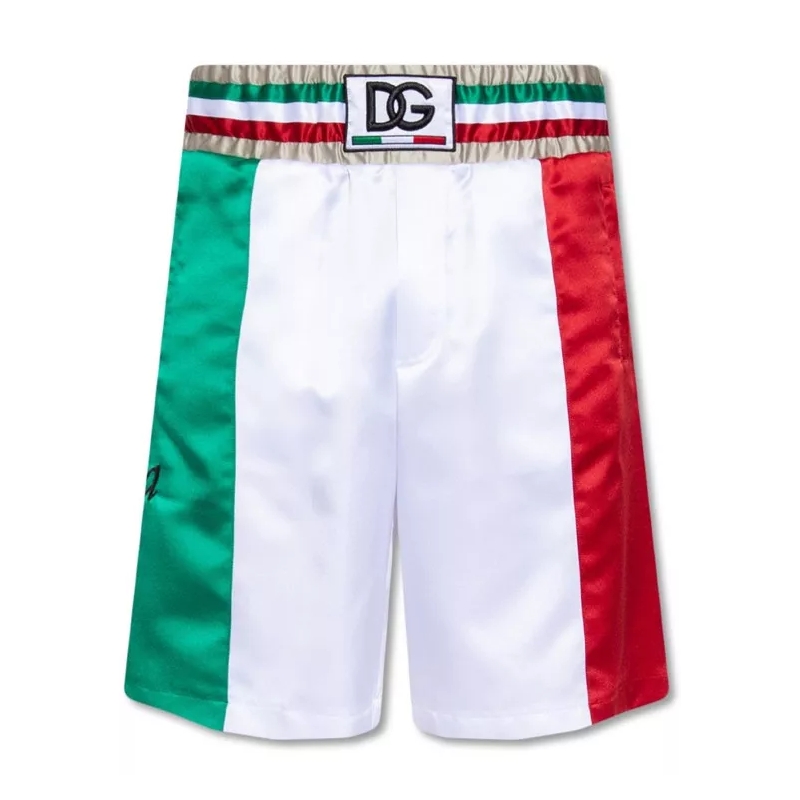 Dolce&Gabbana Casual Shorts Satin Shorts Multicolor