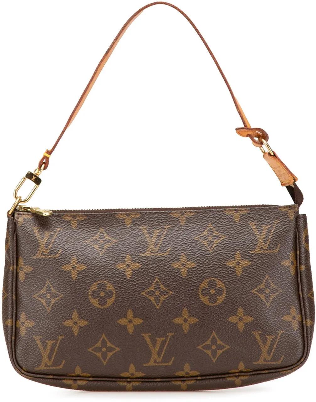 Louis Vuitton Hobo Bags - Monogram Pochette Accessoires - Gr. unisize - in Braun - für Damen