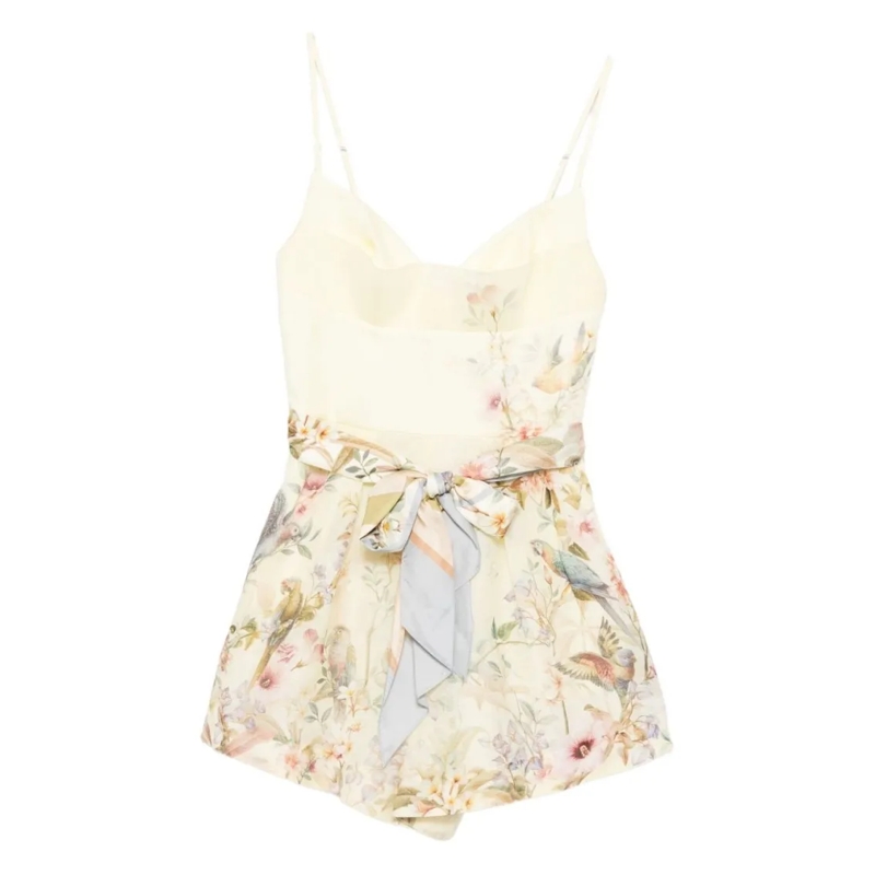 Zimmermann Minikleid Sleeveless Mini Dress Neutrals