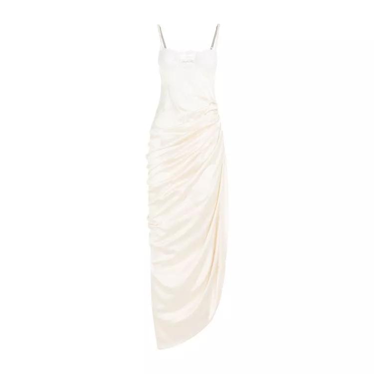 Jacquemus - Off White La Robe Saudade Long Dress - Größe 38 - white