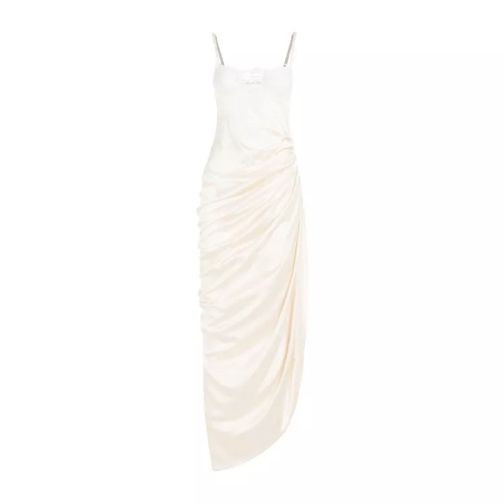 Jacquemus Off White La Robe Saudade Long Dress White 