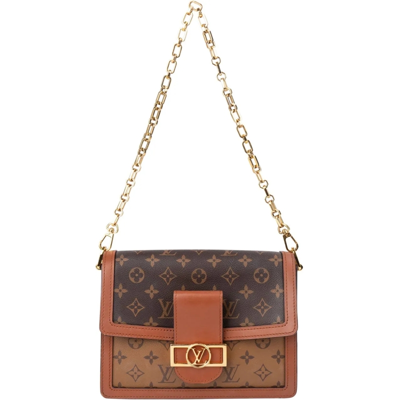 Louis Vuitton Tote Louis Vuitton Canvas Monogram Dauphine MM Autres S braun