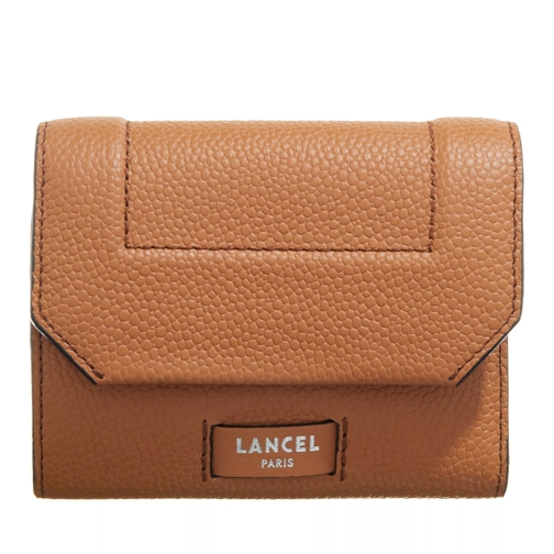Lancel Ninon De Lancel Camel Flap Wallet