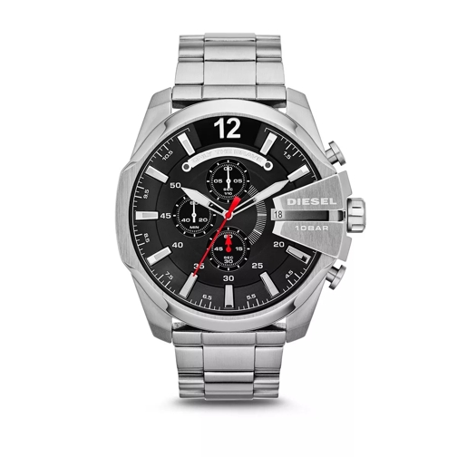 Diesel Watch Mega Chief DZ4308 Silver Cronografo