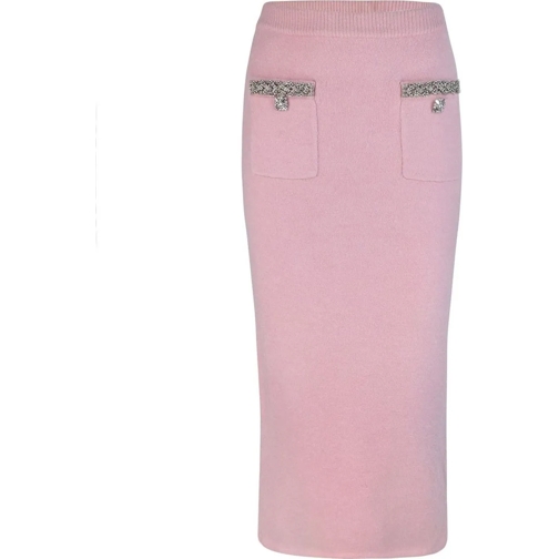 Self Portrait Midi-Röcke Self-portrait Skirts Pink rose