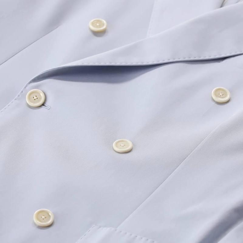 Lardini Anzugjacke Zweireihiges Sakko aus Baumwollmix blau(Image 3)