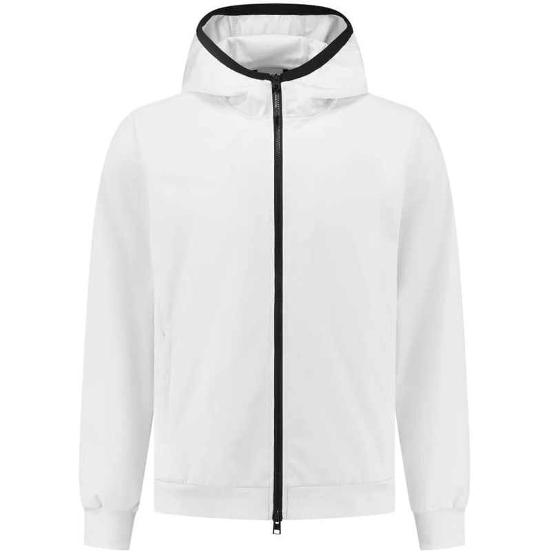 Woolrich Daunenjacke Soft Shell Full Zip Hoodie weiß(Image 2)