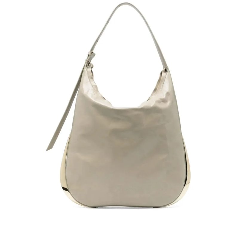 Benedetta Bruzziches Schultertasche Structured Handbag With Top Handle And Detachable  Grey