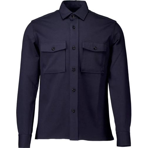 GENTI Weste Genti Midtown Overshirts Donkerblauw S1283-1971 blau