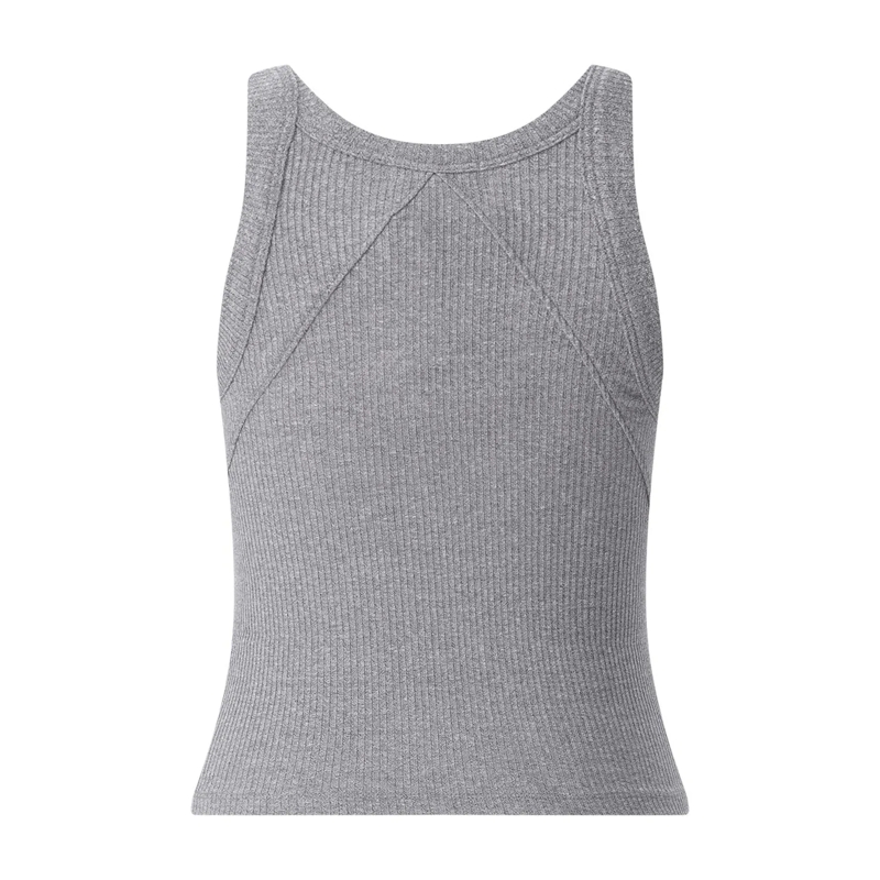 Rag & Bone Top Ripp-Top mit U-Ausschnitt grau(Image 2)