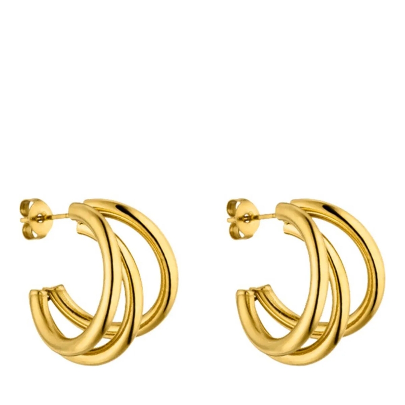 Purelei Ohrstecker Creolen Eono gold