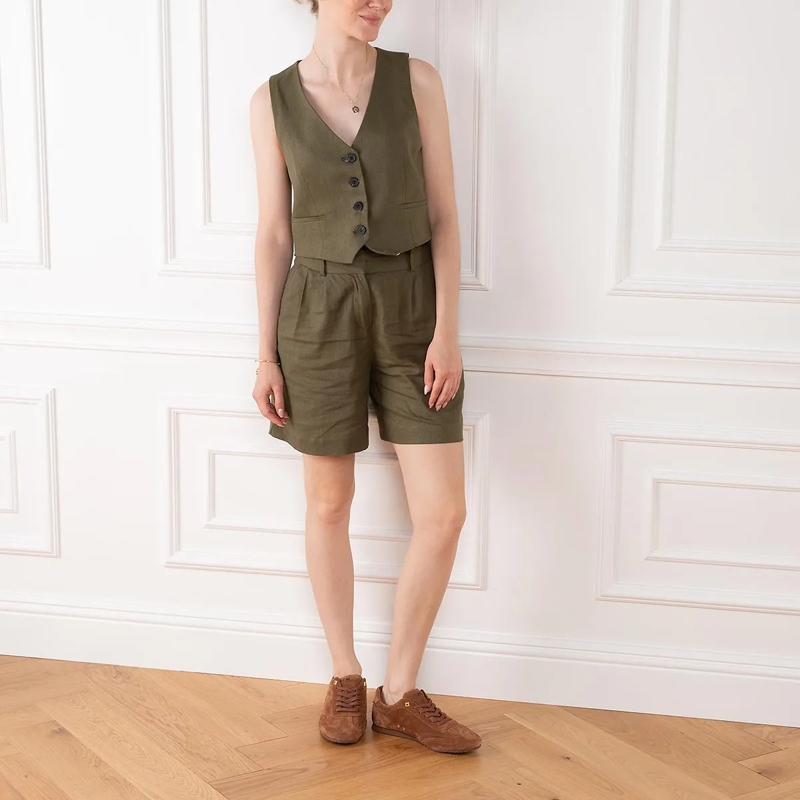 MCM Low-Top-Sneaker W Federlite Lthr Boxer Lt C9 Mocha Bisque Suede(Image 2)