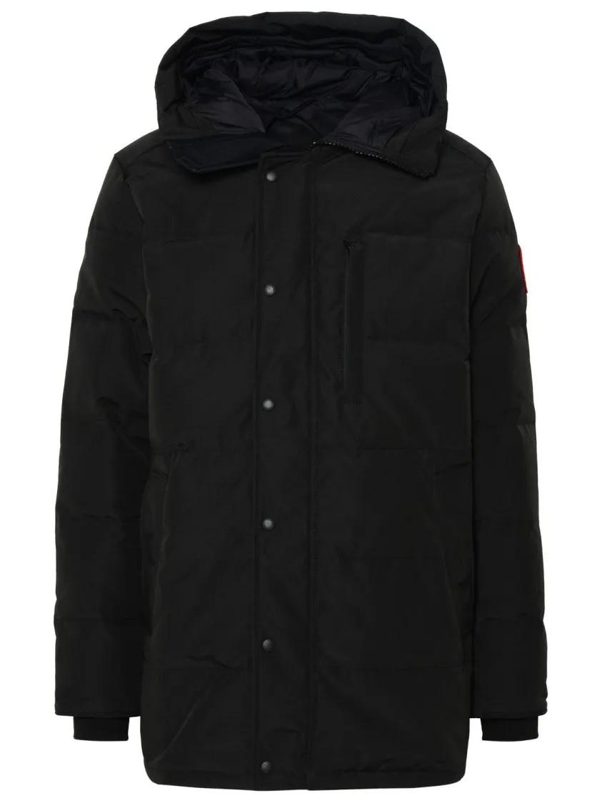 Canada Goose - Carson%27 Black Cotton Blend Parka - Größe M - schwarz