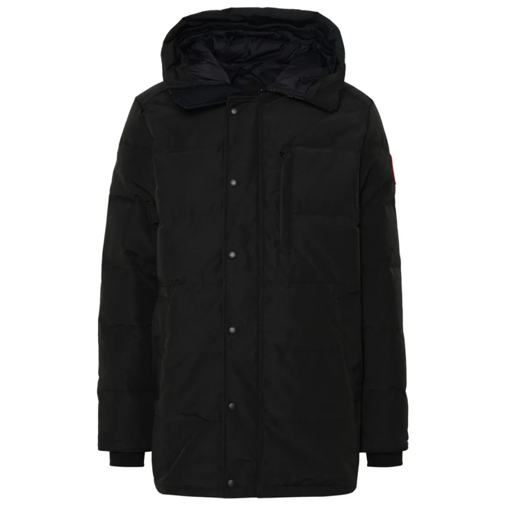 Canada Goose Carson Black Cotton Blend Parka Black Manteaux Parka