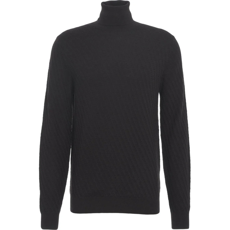 Paolo Pecora  Virgin wool turtleneck sweater braun