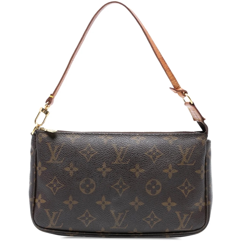 Louis Vuitton Schultertasche Monogram Pochette Accessoires braun