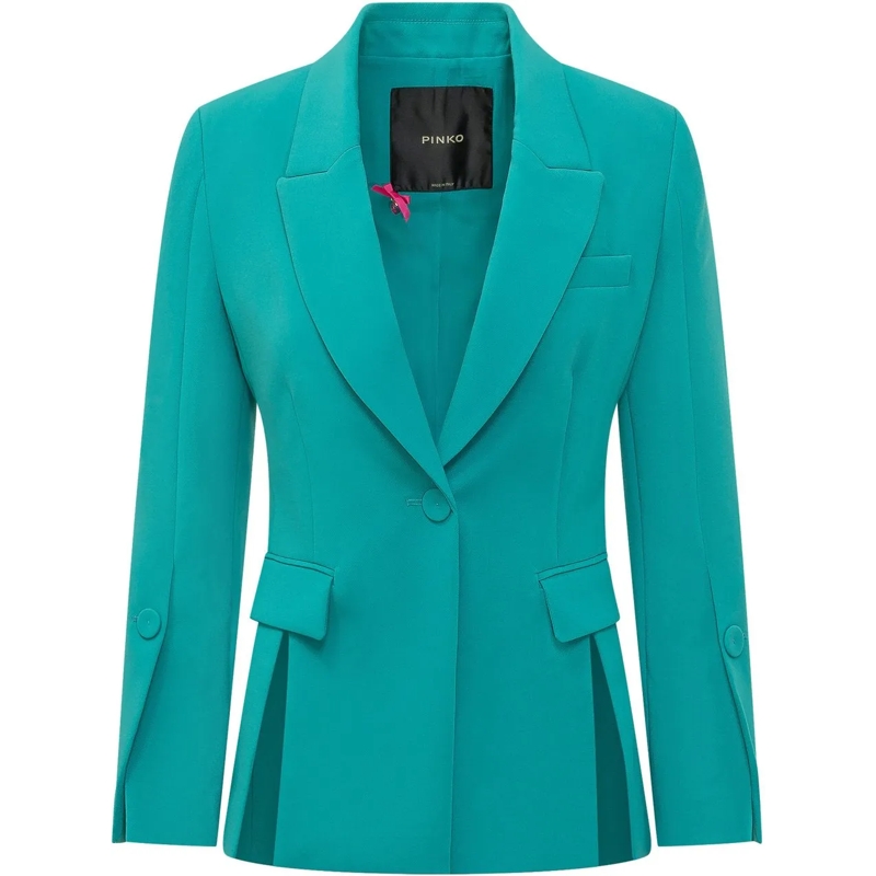 Pinko Blazer Giacca Carciofo Canvas grün