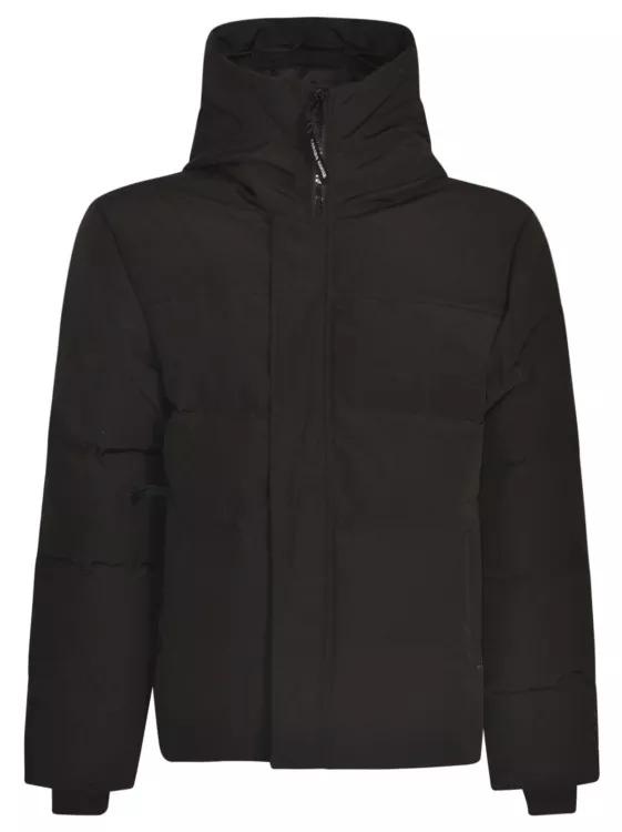 Down-Filled Parka Coat Black