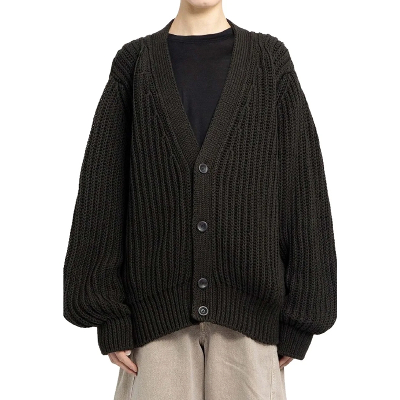 Lemaire T-Shirt Lemaire Knit Cotton Cardigan braun