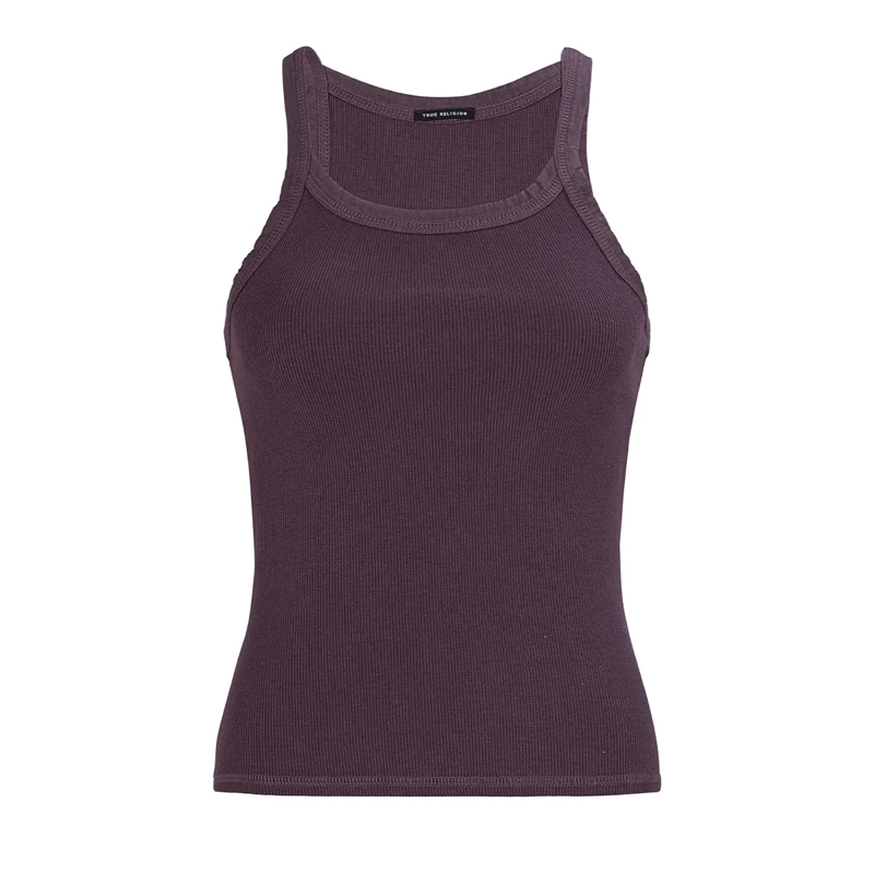 True Religion Top Top dunkles violett