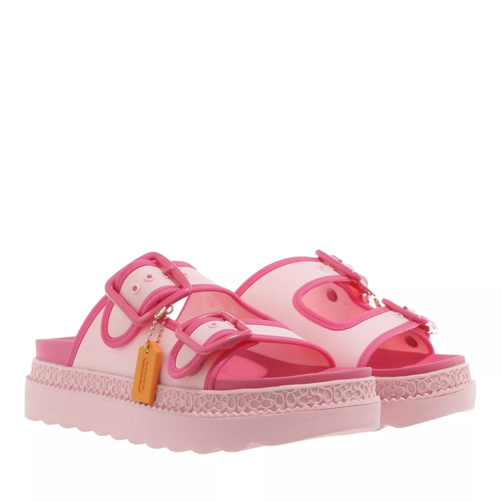 Coach Lucy Rubber Sandal Carnation Slide