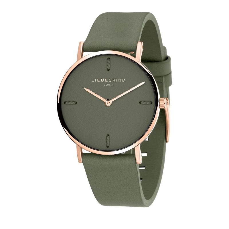 Liebeskind Berlin Quarzuhr Echtleder The Leather One grün(Image 5)