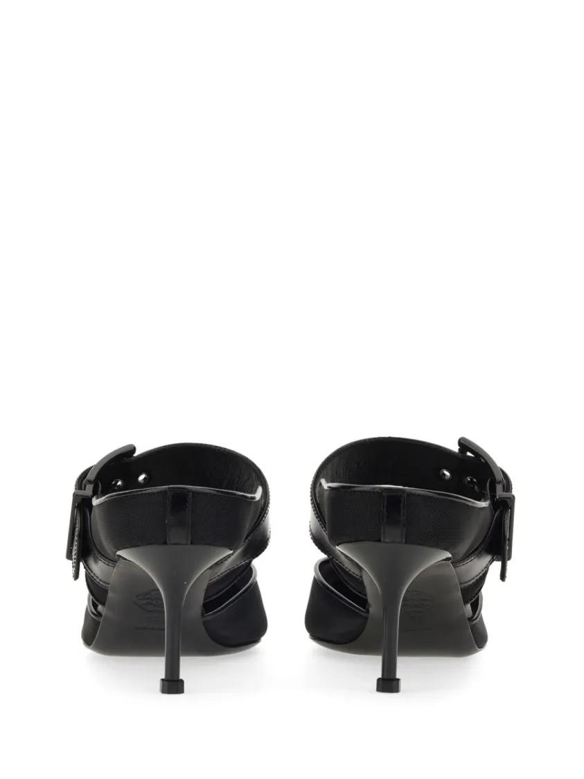 Thumbnail - Alexander McQueen Sandalen - Punk Sandal With Buckle - Gr. 37,5 (EU) - in Schwarz - für Damen