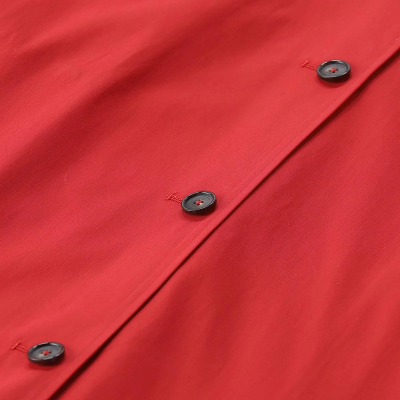 TOTEME Wintermantel Trenchcoat aus Bio-Baumwolle rot(Image 4)