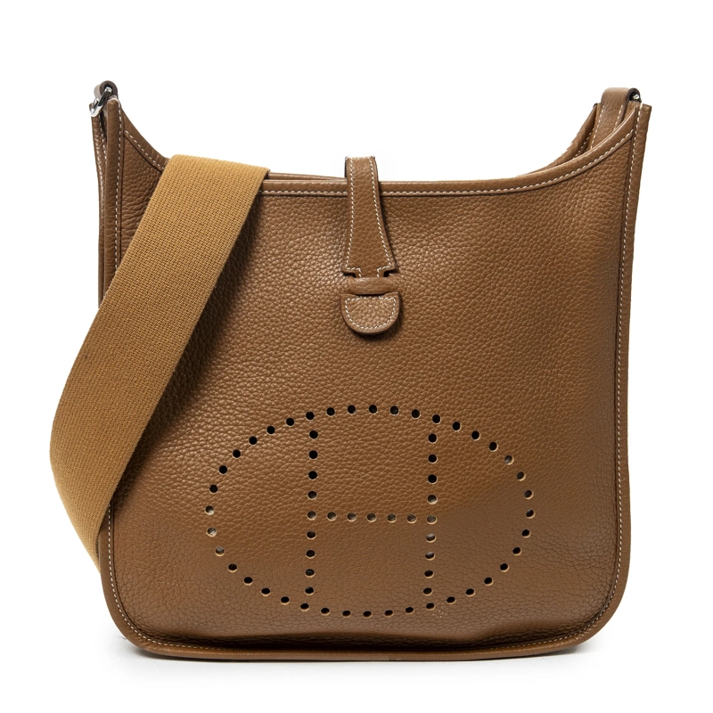 Hermès Crossbody Bag Evelyne II PM gold
