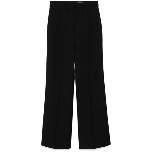 Alexander McQueen Black Pleat-Detail Pants Black 