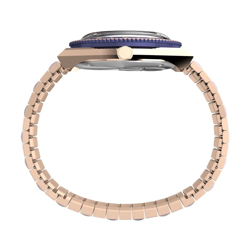 Timex Quarzuhr Quarz-Analoguhr Q Timex lila(Image 2)