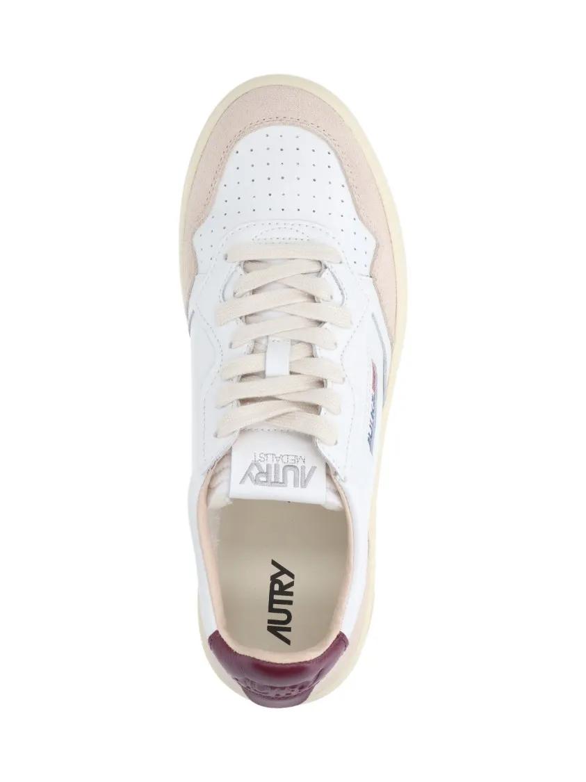 Thumbnail - Autry Low-Top Sneaker - Sneakers Whiteburgundy - Gr. 39 (EU) - in Weiß - für Damen