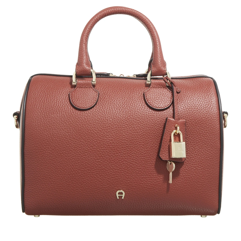 AIGNER Sac de bowling Delia Dark Cognac