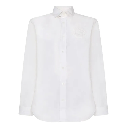 Burberry Long-Sleeved White Cotton Shirt White 