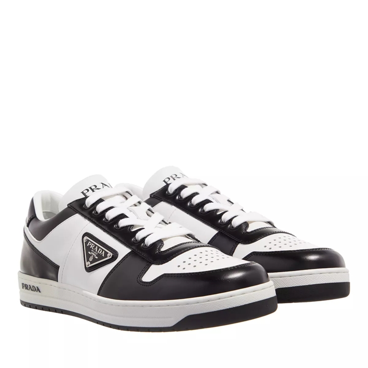 Black and white prada cheap shoes