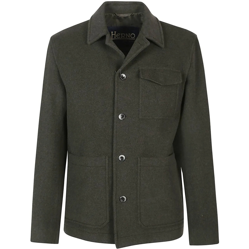 Herno Daunenjacke Field Jacket Green grün