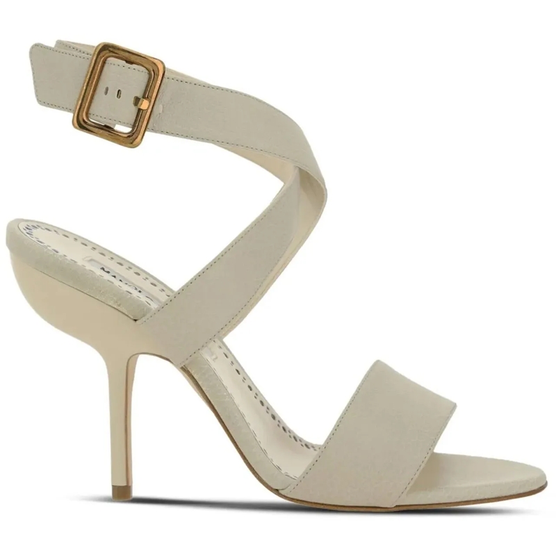 Manolo Blahnik T-Shirt Manolo Blahnik Helua 105 Leather Sandals mehrfarbig